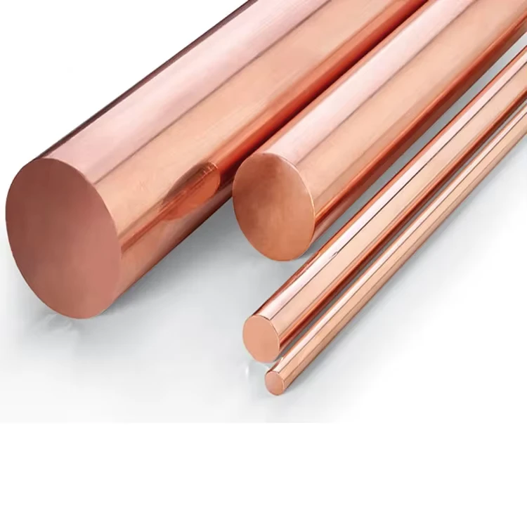 China Supplier Stock Industrial Copper Bar ASTM CC18700 Alloy 10MM Diameter 99.9% Cu Customized Length Welding Low Price