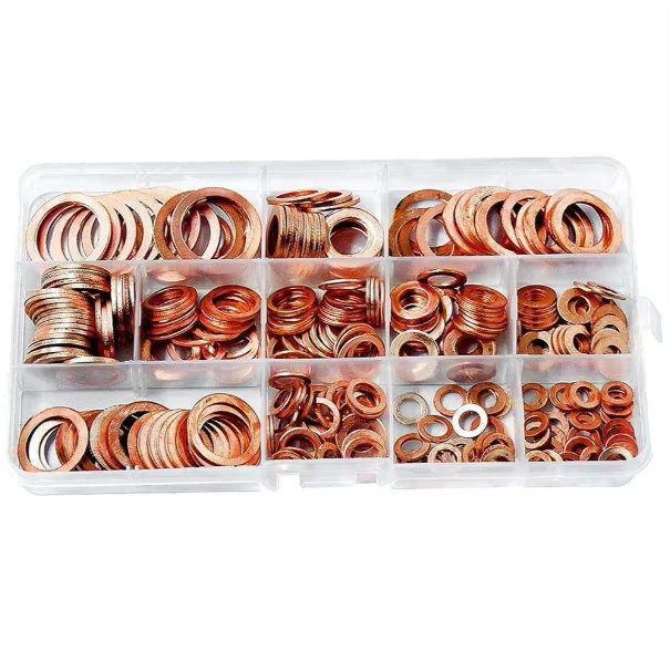 Circular Copper Washer Thickened Purple Copper Gasket Sealing Copper Gasket