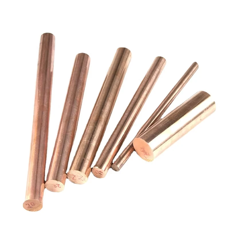 Copper Alloy C17200 Beryllium Copper C173 C17300 Cube2 Round Rod Bar Bright Surface for Industrial Welding Bending Cutting