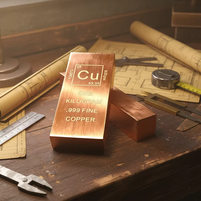 Copper Bars Investment Grade Bullion