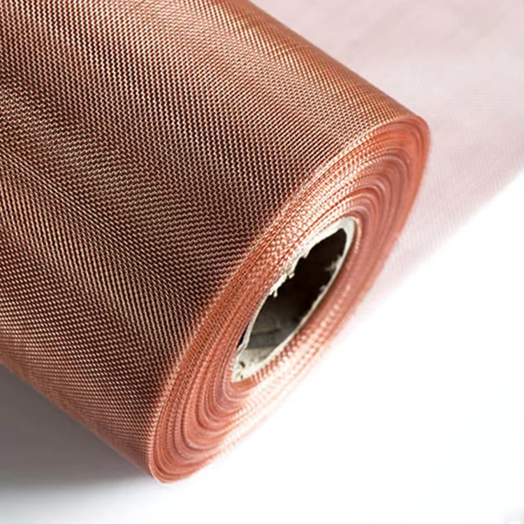 Copper Fabric Woven Cloth EMF RF Shielding 100% Pure Copper Wire Mesh Faraday Cage