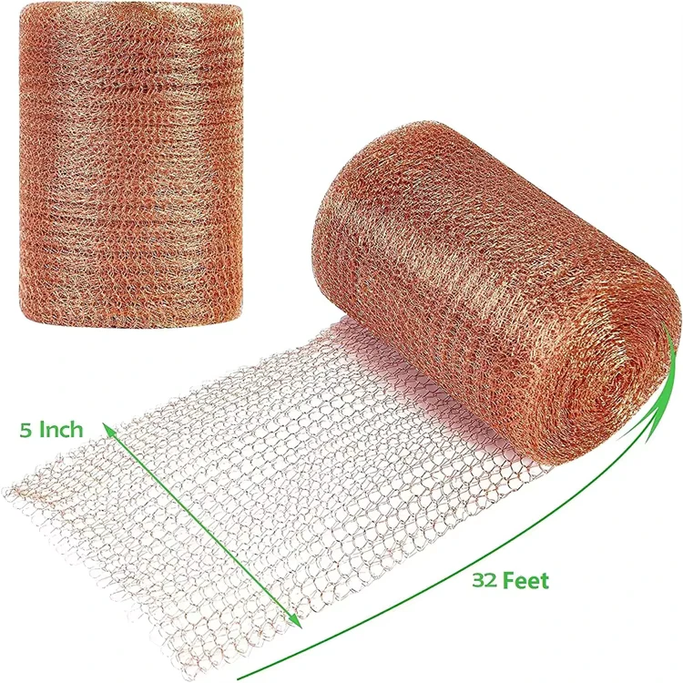 Copper Knitted Wire Mesh Distillation Filter Barrier