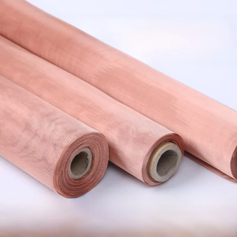 Copper Mesh 20 Mesh Woven Filter Electromagnetic Shielding Grounding Net Paint Filter Net Copper Wire Mesh