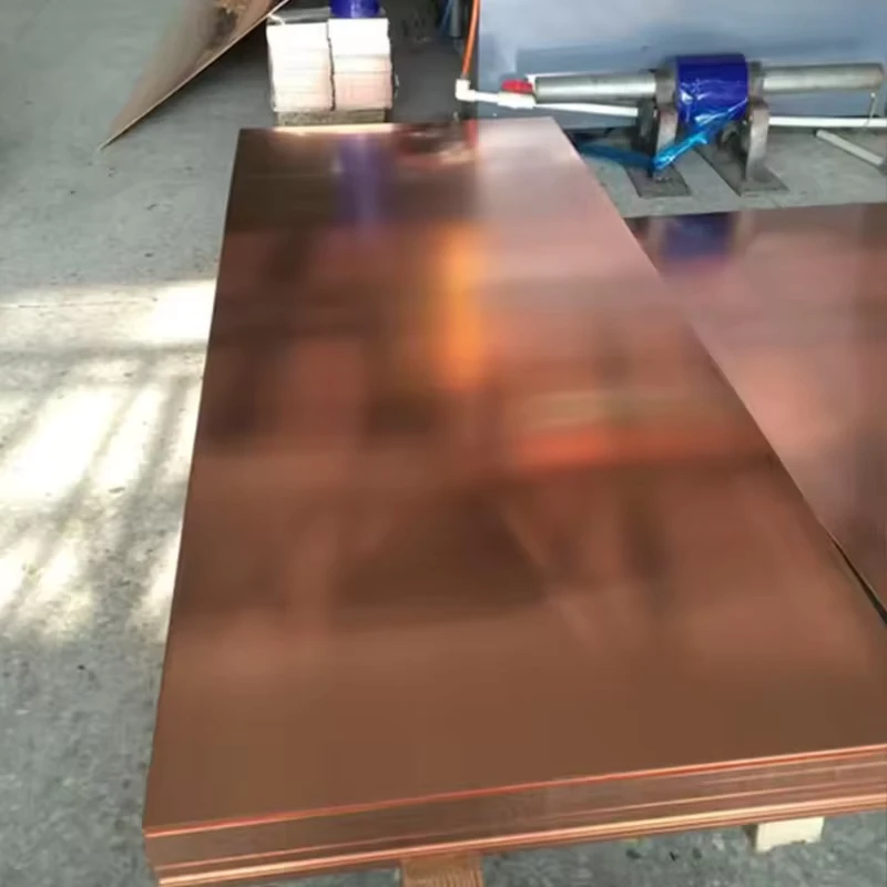 Copper Plate C17200 C17500 C5191 1mm 50mm Thick Beryllium Bronze Copper Plate Sheet