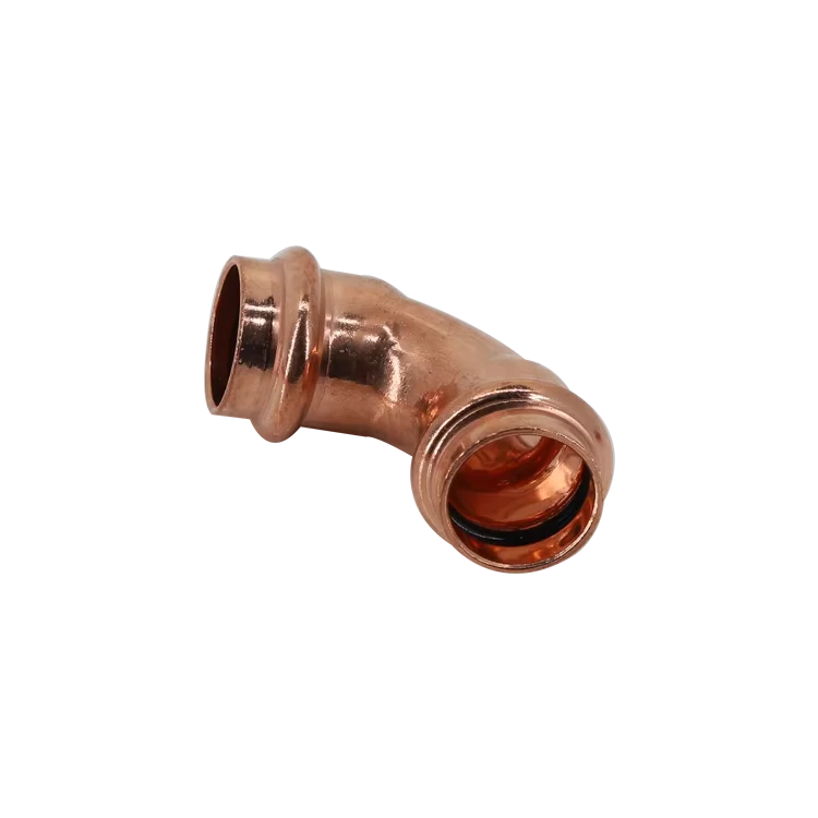 Copper Press Fitting Coupling Reducer Elbow for Plumbing Pipe Fittings HVAC V profile WRAS Factory Press Fittings