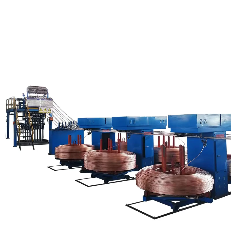 Copper Rod Continuous Casting Machine Oxygen free Copper Rod Upcast Machine with Servo Motor