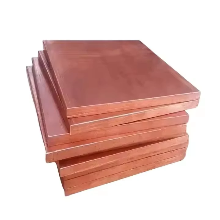 Copper Sheets Pure 99.99% 4mm Electrolytic Copper Cathodes Sheet C10100 Cooper Plate Copper Cathode Plates
