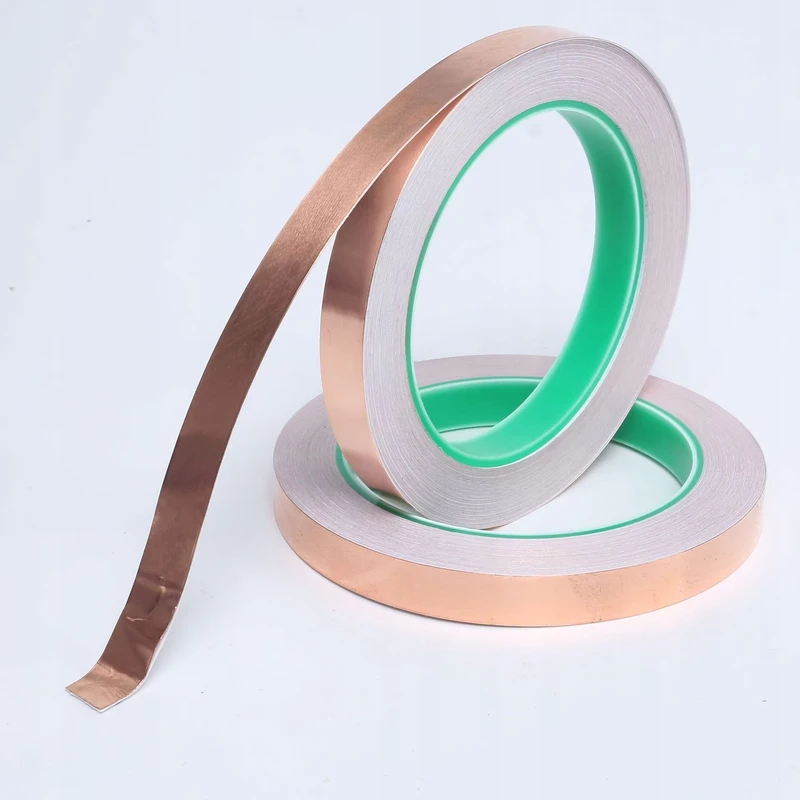 Copper Tape Copper Foil Tape with Conductive Adhesive for Guitar EMI Shielding Crafts Electrical Repairs and Grounding