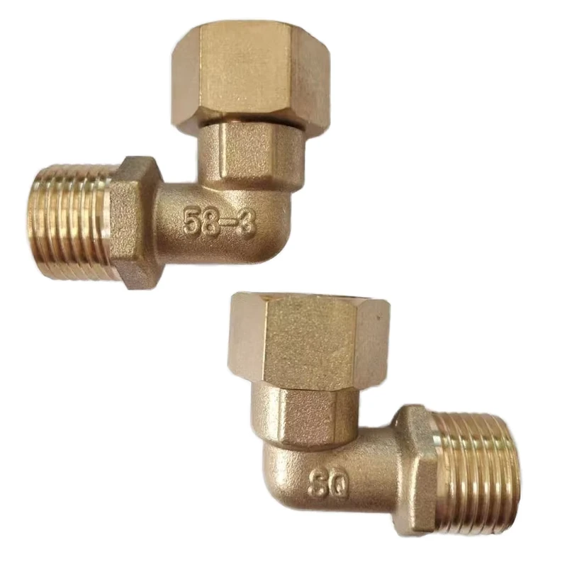 Copper Union Elbow Movable Elbow 58 Copper Inner and Outer Thread Elbow Union Elbow for Water Heaters
