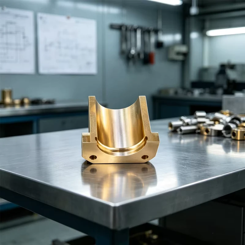 CuSn6Zn6Pb3 Precision Bronze Alloy Casting Parts Flange Copper Pads Sliding Self Lubrication Wear Resistant Products