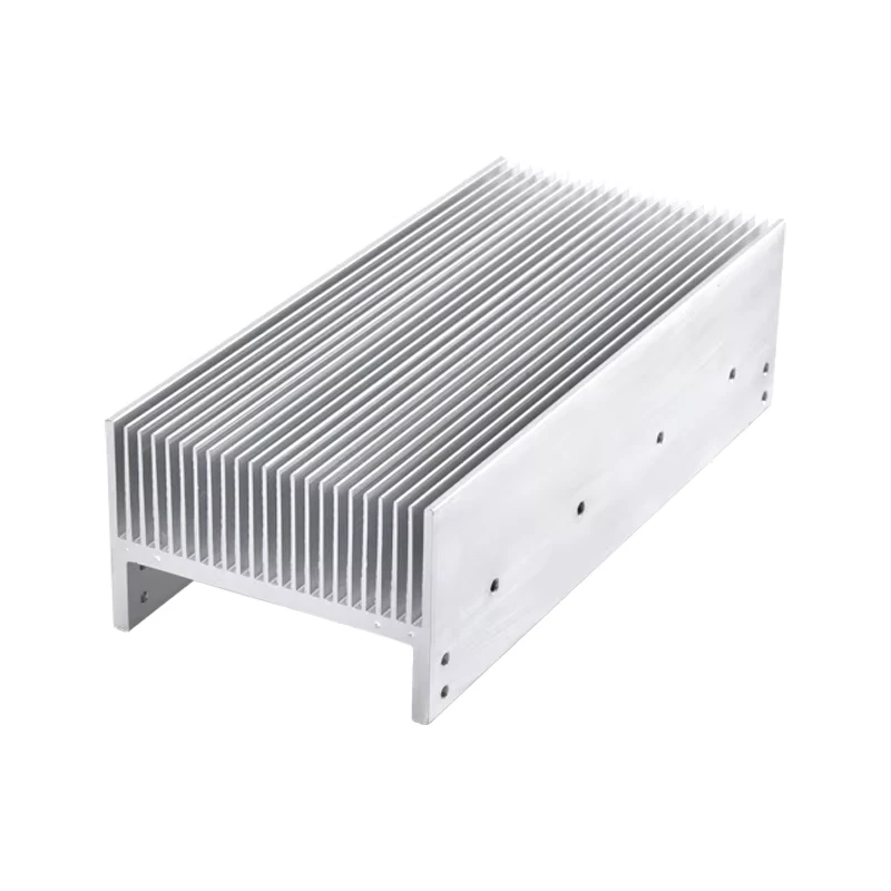 Custom Aluminum Profile Radiator Heat Sink Power Supply With Cutting Processing Service High Density 80*27 Shovel Tooth Heatsink