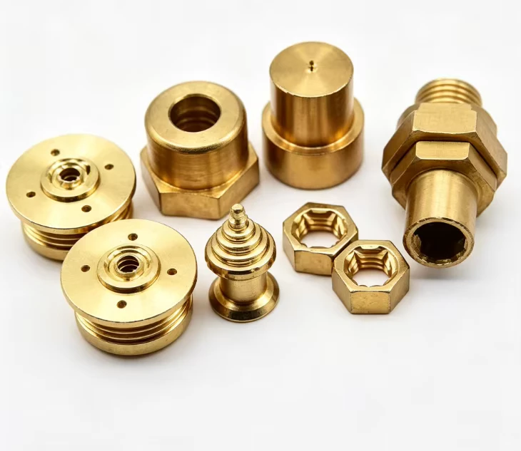 Custom Brass Copper Metal Machining Services Brass Copper Turned Components