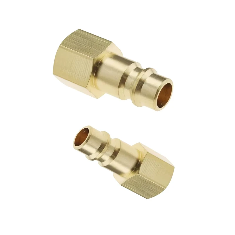 Custom Brass Stainless Steel Cnc Machining Parts Brass Nipples 3 4 1” Fitting