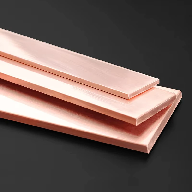 Custom Bus bar Earth Pure Copper busbar 200mm2 Tinned Ground Flat Price Per Kg Flexible Copper Bar