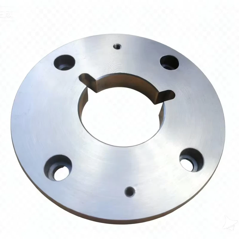 Custom CNC Flange Aluminum Brass Steel Options 500+ Daily Capacity