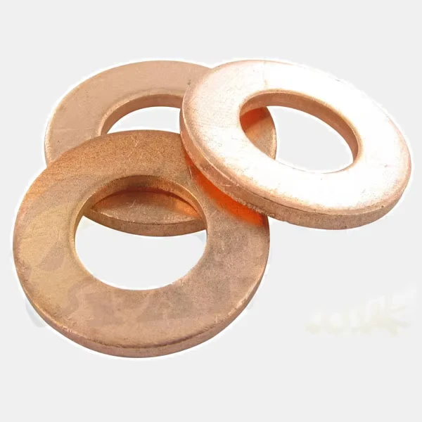 Custom Copper Plain Washer Manufacturer Rounds Copper Shim Washers
