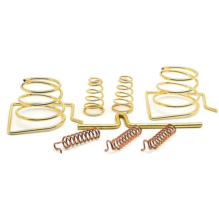 Custom Copper Wire Forming Extension Springs Brass Compression Springs