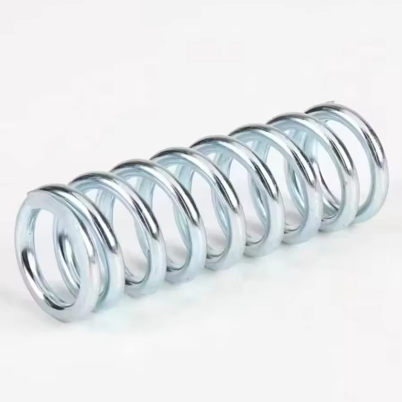 Custom Galvanized Compression Spiral Spring With Brushed Both Ends Custom Springs In China Workshop
