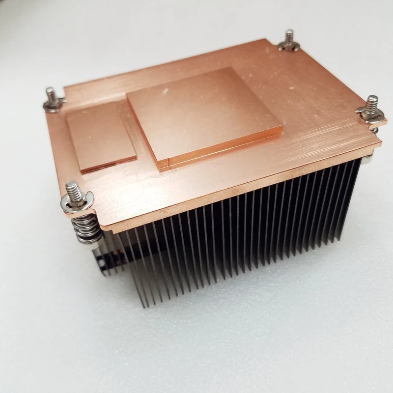 Custom Passive Zipper Fin CPU Heatsink for Rack Mount Servers Industrial Equipment