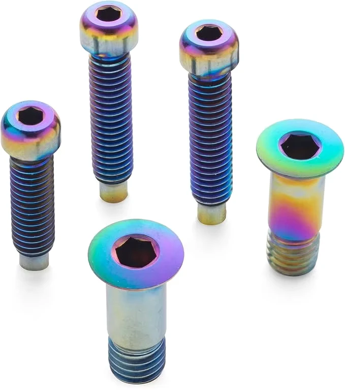 Custom Round Head Steel Nylon Titanium Brass Black Oxide Plated Bolts Screws M3 M8 Metric Class 4.8 6.8