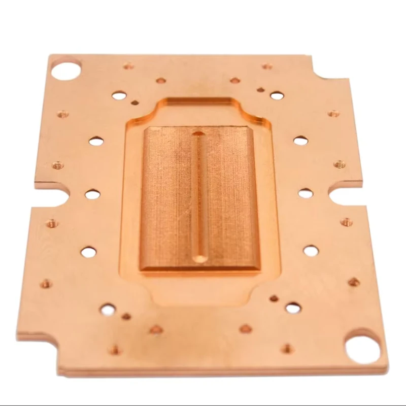 Custom Skiving Fin Heat Sink with Copper