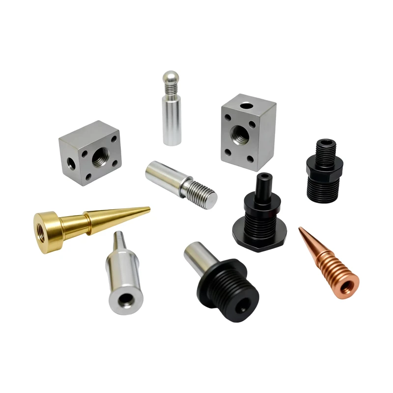 Custom Stainless Steel Brass Hardware Fasteners Precision CNC Machined Bolts Nuts Washers Studs Manufacturing Parts Factory