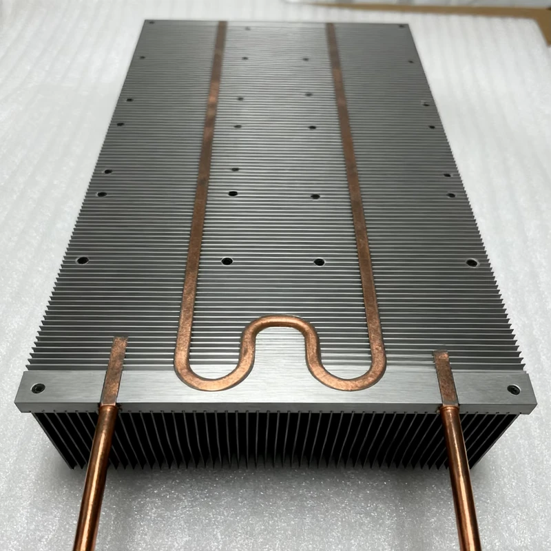 Custom Water Cooling Plate Skiving Insert Fin Heatsink Liquid Cooling System Aluminum Cold Plate