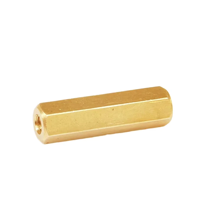 Customize Various Specifications Hexagonal Copper Nuts Processing with CNC Machining