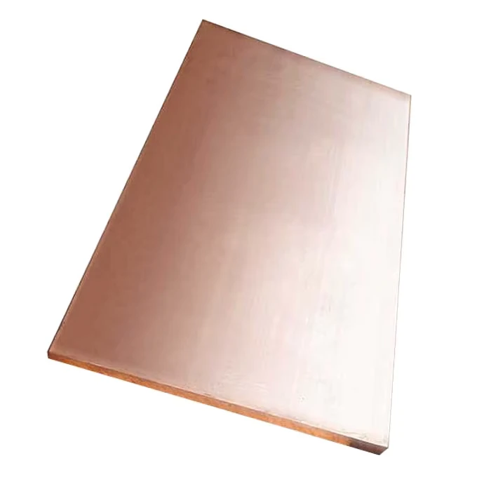 Customized 2mm X 4ft X 8ft Pure Copper Cathode Plate 10mm Thickness Bright Surface China Origin Cut Weld Processing Services