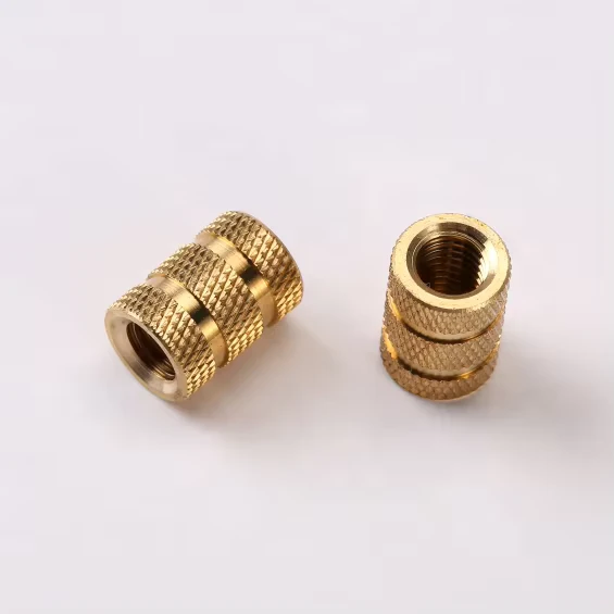 Customized Brass Knurled Insert Threaded Screw Copper Nut