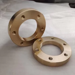 Customized Bronze Brass Copper Factory Casting CNC Machining Standard Non Standard Sliding Sleeve Flange Washer Spacer Plate
