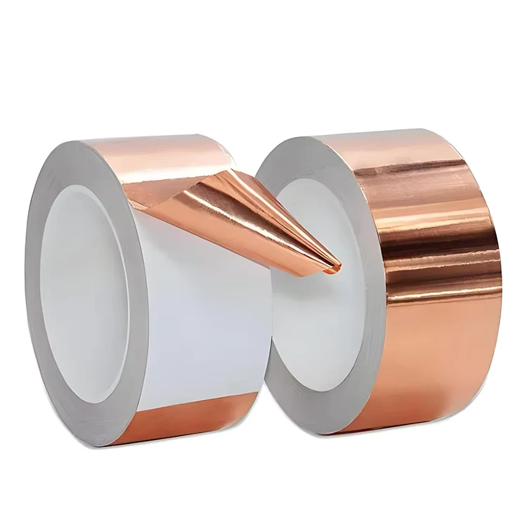 Customized Conductive EMI Shielding Adhesive Copper Foil Tape for Stained Glass and Snail Barrier Heat Resistant Conductive Tape
