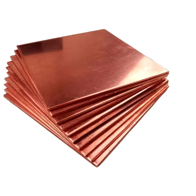 Customized Copper Sheets in Thicknesses of 0.5mm 0.6mm 0.8mm China Supplier Options