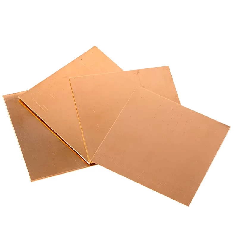 Customized Pure Copper Plate Sheet 0.3mm 0.5mm 0.6mm 0.8mm 1.0mm 1.5mm 2mm 3 mm 4mm 5mm 6mm More Sizes
