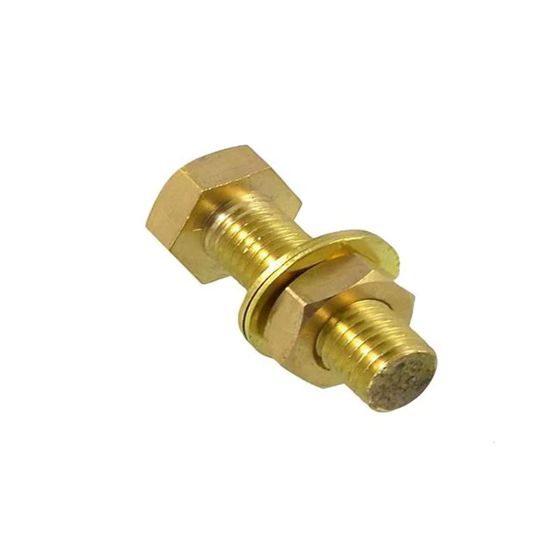 DIN933 DIN931 Brass Bolt Copper Hex Head Bolts and Nuts