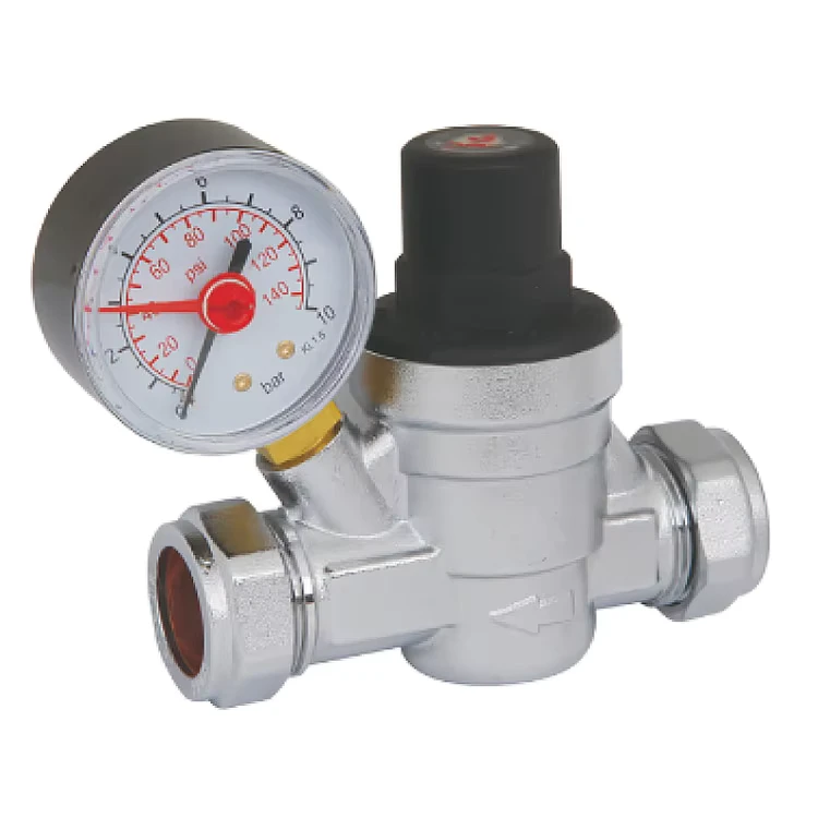 DOZ Piston Type Brass Hydraulic Water Pressure Reducing Valve Adjustable With 1/2″-2″ Port Size And 3-Year Warranty