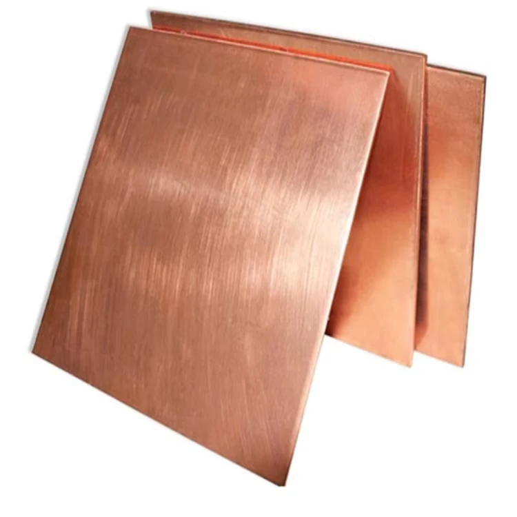 Direct Sales T2 Copper Block Copper Plate 0.1mm-1.5mm National Standard T2 Widened and Thickened Copper Plate