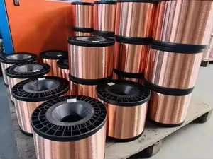 Electrical Resistor Lead Copper Material 12 AWG Annealed Bare Copper Wire Cutting Service High Purity JIS ASTM Standard