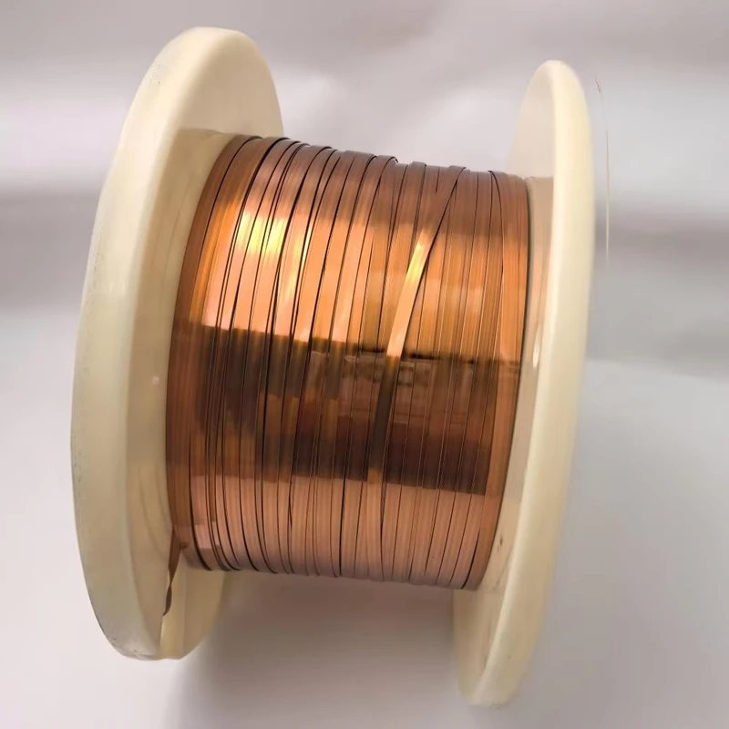 Enameled Copper Wire Rectangle Shape Thin Flat China Other Diameter Other Voltage Transformer Materials