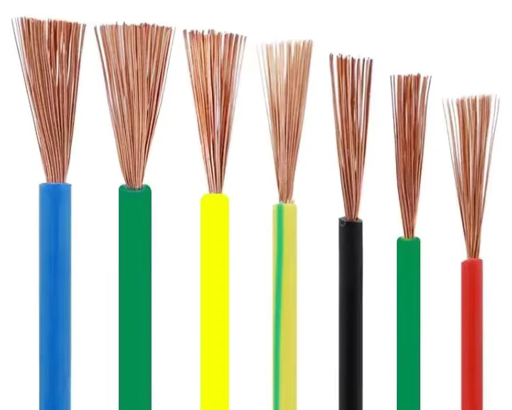 Environmental Friendly RV Copper Conductor PVC Insulated 450 750V 1.5mm Flexible Electrical House Building Wire