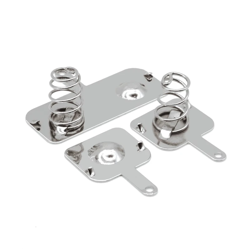 Factory Custom Made Precision Sheet Metal Stamping Tin Zinc Plated Steel Battery Spring Contact