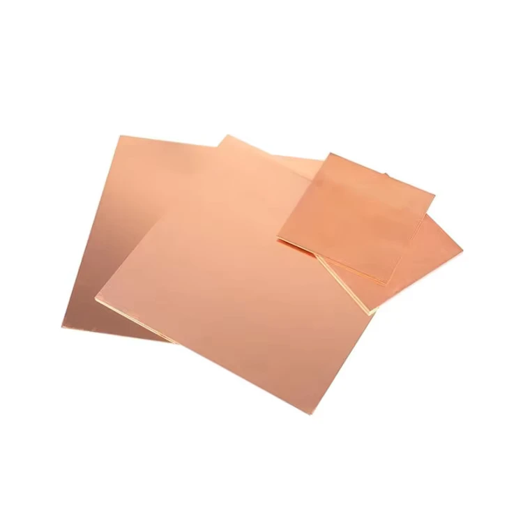 Factory Direct 99.9% Pure Copper Polished Copper Sheet High Conductivity Red Copper Plate Customizable Size