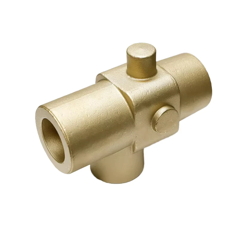 Factory Direct Cast Copper OEM H58 Brass Valve Body Casting Parts DIN Standard ISO9001 Certified