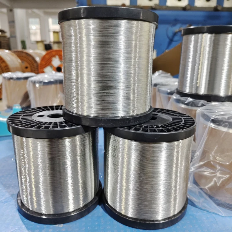 Factory Direct Price Tinned Copper Clad Steel Wire TCCS Wire 0.1mm~1mm Tin Plated Wire for Power Cables