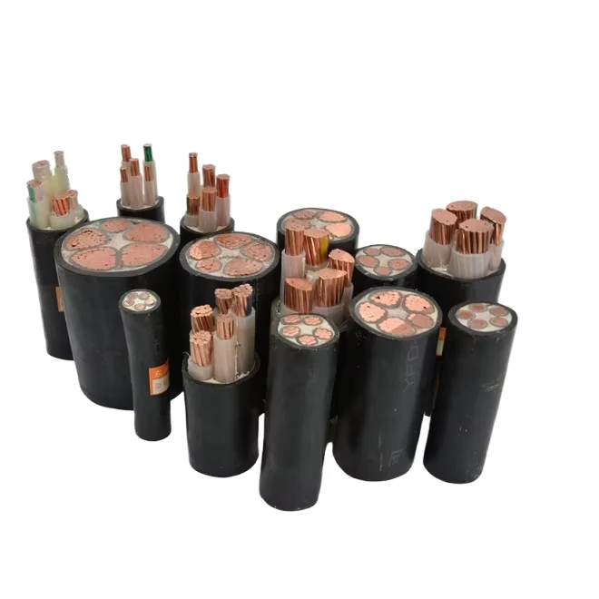 Factory Direct Sales Medium Voltage Insulated Copper Core Power Cable PVC for Industrial Railway Use