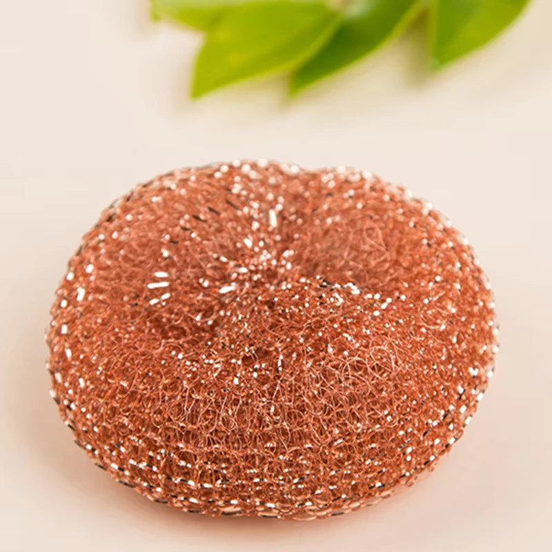 Factory Direct Supply Kitchen Cleaning Daily Necessities Copper Wire Ball Copper Mesh