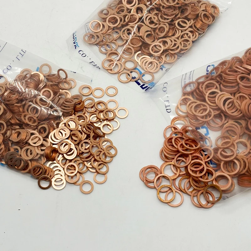 Factory Gasket Manufacturer Copper Washer Set Flat Ring Assortment Kit