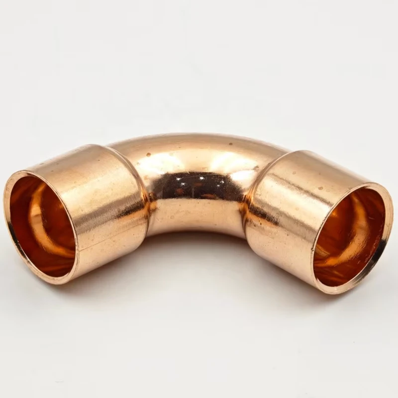 Factory K65 High Pressure Copper Pipe Fittings Elbow for AC and Supermarket Refrigeration System