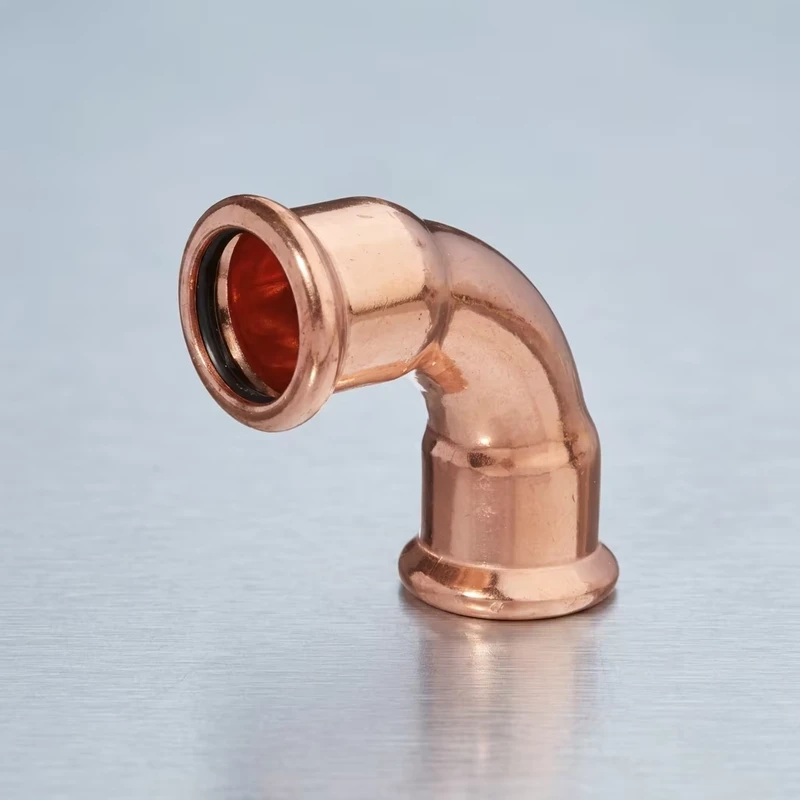 Factory Outlet M Type Copper Press and Solder Elbow for Plumbing Water and Gas Pipe System 8~325mm