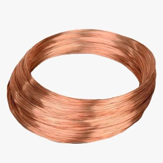 Factory Sales Enameled Copper Wire Red Bronze Round Brass Wire for Cable Applications with Welding Cutting Services